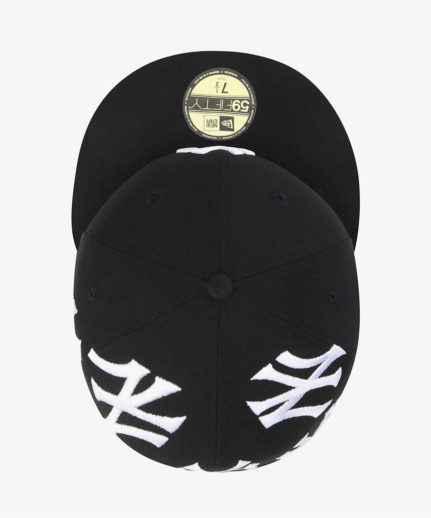 New Era 5950 Командный логотип по всей поверхности Нейян Черный