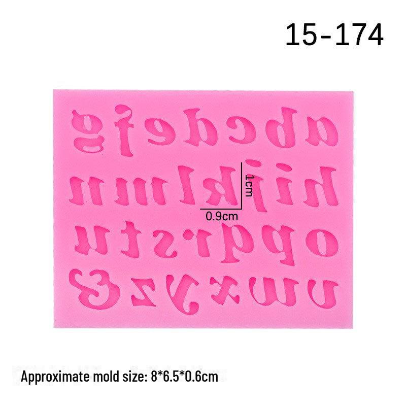 Набор из 3 силиконовых форм для выпечки помадки, шоколада и глины