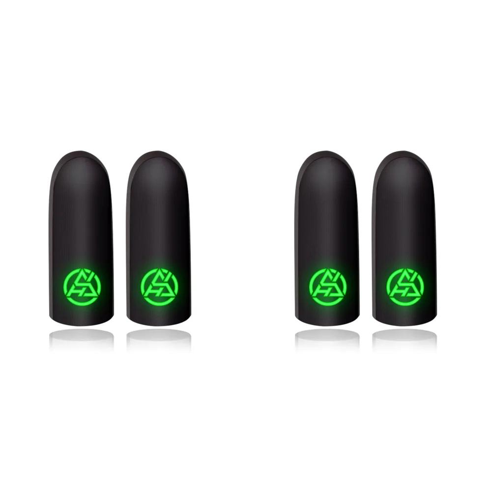 6 шт. Перчатки для мобильных игр PUBG Gamer, устойчивые к поту, противоскользящие, светящиеся, дышащие, игровые, напальчники