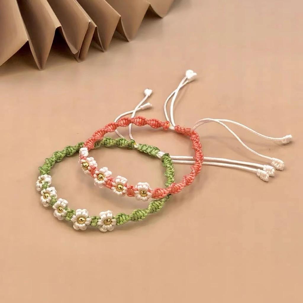 Bohemian Handcrafted Daisy Bracelet Romantic Gift For Couples And Friends