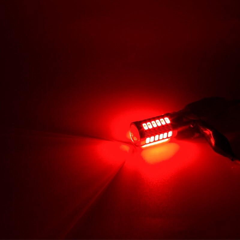 2 шт. PY21W P21 5 Вт 1156 Ba15s 1157 Bay15d 33 SMD светодиодные автомобильные лампы-вспышки стоп-сигнала фары заднего хода стояночные огни