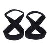 2Pcs Padded Figure 8 Straps Deadlift Weight Lifting Wrist Straps Anti-Slip Sport Fitness Power Lifters Workout Pull-Ups Straps