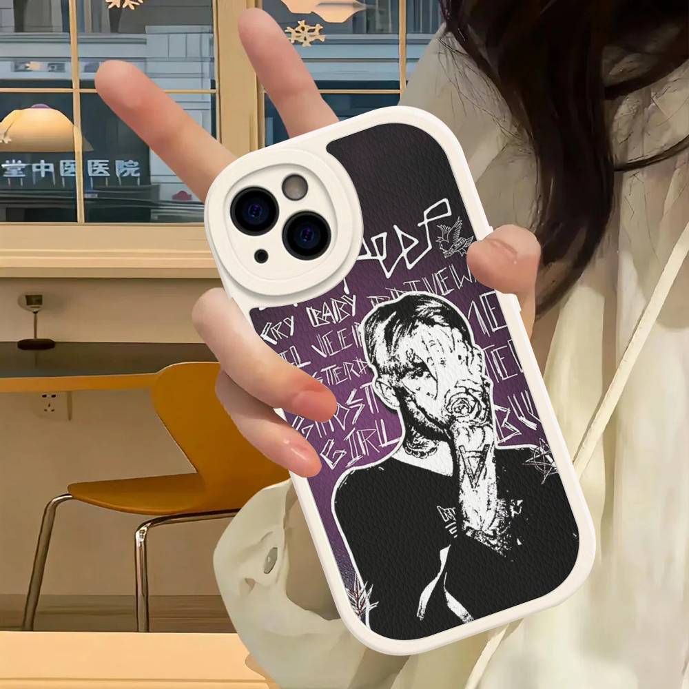 Чехол для телефона singer rapper L-Lil Peep для iPhone 16 15 14 13 12 11 Pro Max Plus Кожаный чехол