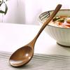 Long Handle Wooden Drinking Spoon Household Japanese Ramen Spoon Dinner Spoon Wooden Tableware