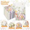 100Pcs 2-Ply Disposable Floral Paper Napkins 15.7x13 Inches for Dinner Party Wedding Birthday & Baby Shower