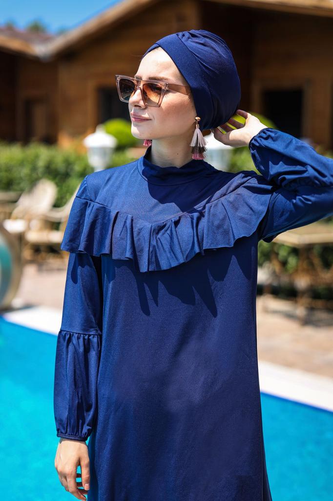 Женский Мусульманский Скромный Исламский Полный Чехол Буркини Пляжный Купальный Костюм Купальники Хиджаб Пляжная Одежда Купальник 