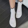 SOCKS APPEAL RIBBON GIRL Short Embroidery White