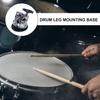 Профессиональный кронштейн для крепления барабана, ножка-основание, зажим для тарелки, ножка напольного барабана, стойка для обслуживания барабанов, держатель, детали инструмента