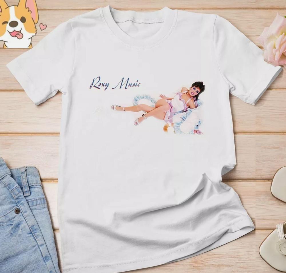 Roxy Music Альбом Хлопок Черный Мужская Все размеры Футболка Унисекс Футболка