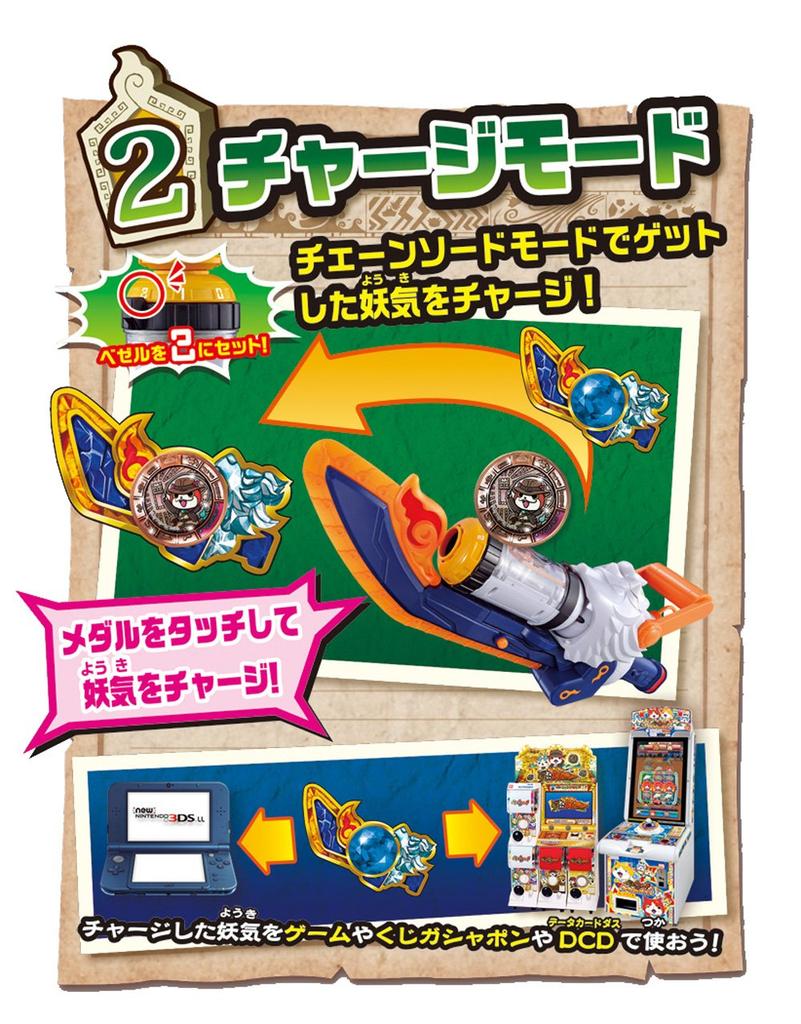 Yokai Watch Treasure Gear 02 DX Yokai Chainsword