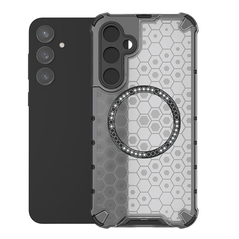 Для Samsung Galaxy S23 FE 5g Магнитное кольцо задняя крышка телефона чехол Magsafe кольцо беспроводная зарядка объектив защита противоударные чехлы