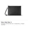 Louis Vuitton Клатч-сумка To Go из коровьей кожи Обычный мужской Черный M81570
