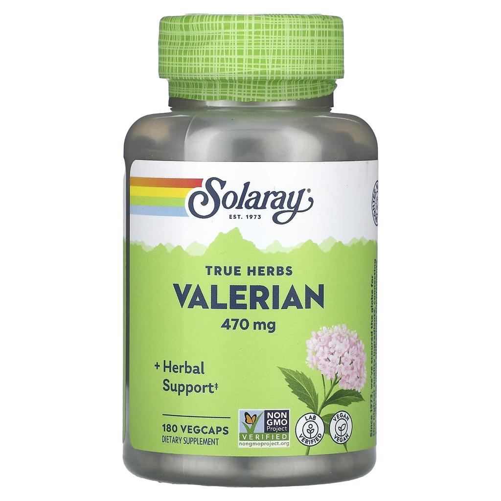 True Herbs, Valerian, 470Mg, 180 Veggie Caps