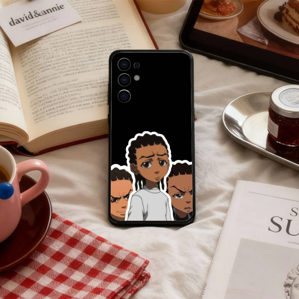 Мультяшные мальчики The B-Boondocks-es Чехол для телефона для Samsung S 25,24,23,22,30,21,10,9,Ultra,Plus,Lite,FE,4,5 G Мягкий черный чехол