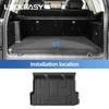LUCKEASY Left Drive for GWM Tank 500 2022‑2026 (5Seater Fuel Only) TPE 3D Car All -Weather Floor Mat Trunk Pad Accessories Black