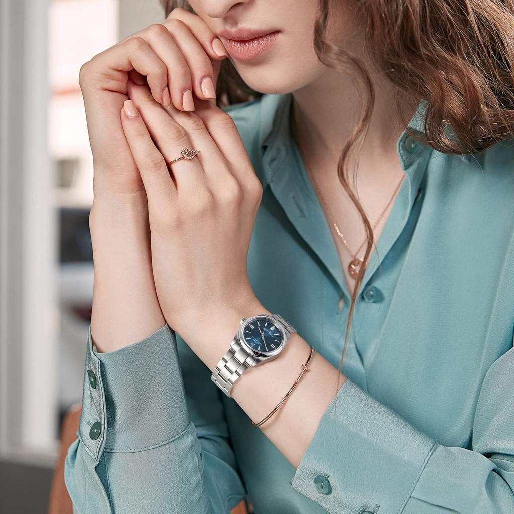 Часы BUREI Популярный бренд кварцевые часы водонепроницаемые аналоговые рейтинг роскошные часы 3 женские женские