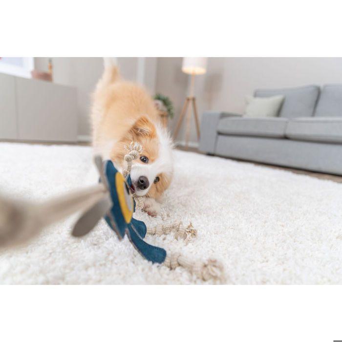 Jouet pour chien - TRIXIE - Monstre sur corde - Cuir durable - Grand - Extérieur