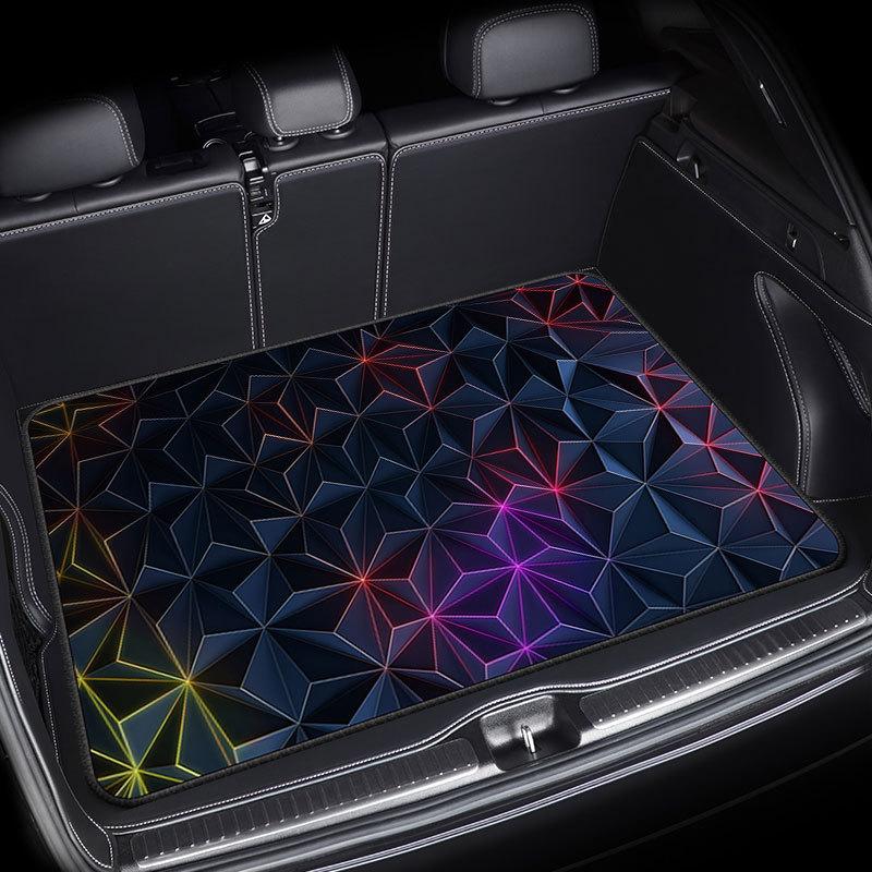 Автомобильный сверхпрочный коврик в багажник, пыленепроницаемый, водонепроницаемый, пылеотталкивающий, легко моющийся, прочный, нескользящий протектор заднего сиденья, пылезащитный чехол