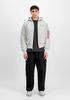 Зимняя куртка Alpha Industries MA-1 ZH Back Print (128113) Zip Hood Back Print Bomber Jacket (128113) пастельно-серый