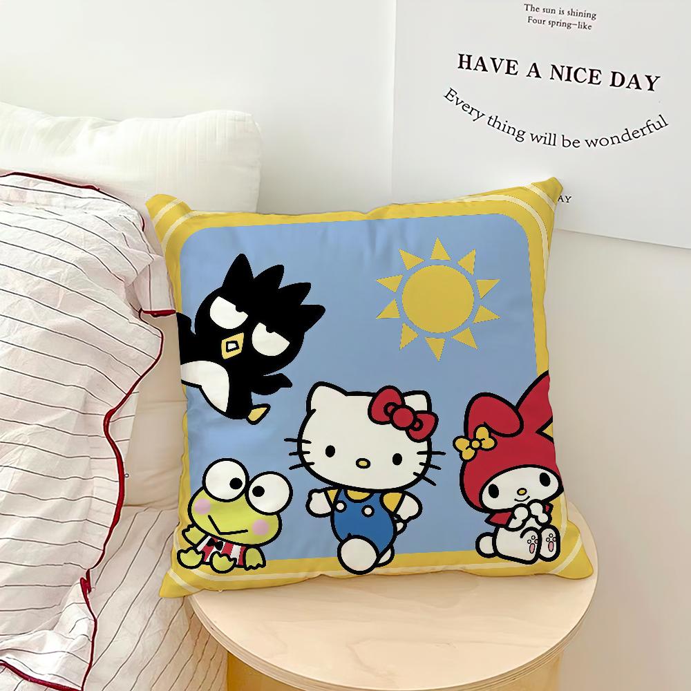 Funny Cute H-Hello K-Kitty B-Badt M-Maru Sro Comfort Soft Hogar Pillowcase Sofa Living Room Bed Home Decor Protective Covers