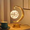 Hemp Rope Night Light Bedside Lamp LED Light Children's Gifts Moon Table Lamp  Home Decoration