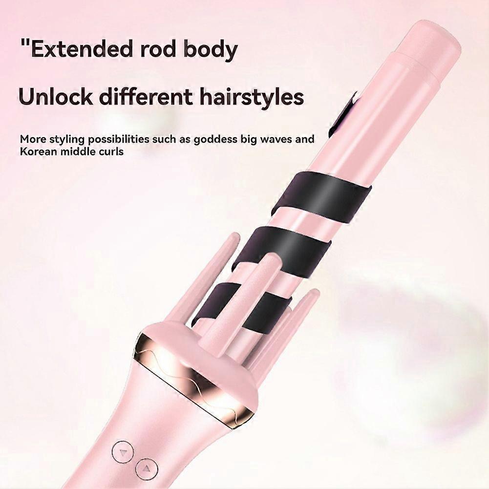 Professional Rotary Curling Iron FullyAutomatic Curling Iron Damage-Free,Long-Lasting Styling Automatic Curling Iron(EU)