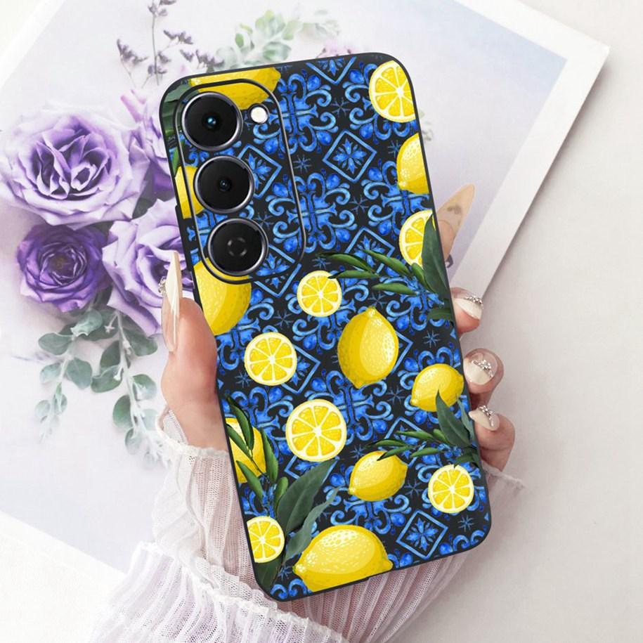Чехол для Tecno Spark 40 Pro 40Pro+ 4G Чехол Модный Цветочный Чехол для Телефона Тонкий Черный Силиконовый Мягкий Чехол для Tecno Spark40 40C Корпус