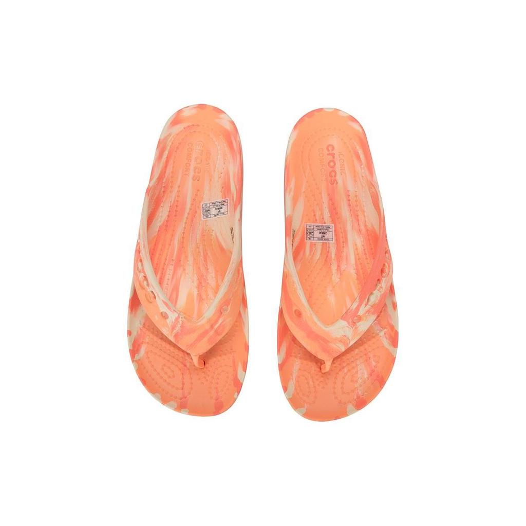 Crocs Женские шлепанцы на платформе Baya 'Оранжевые' 208462-83F