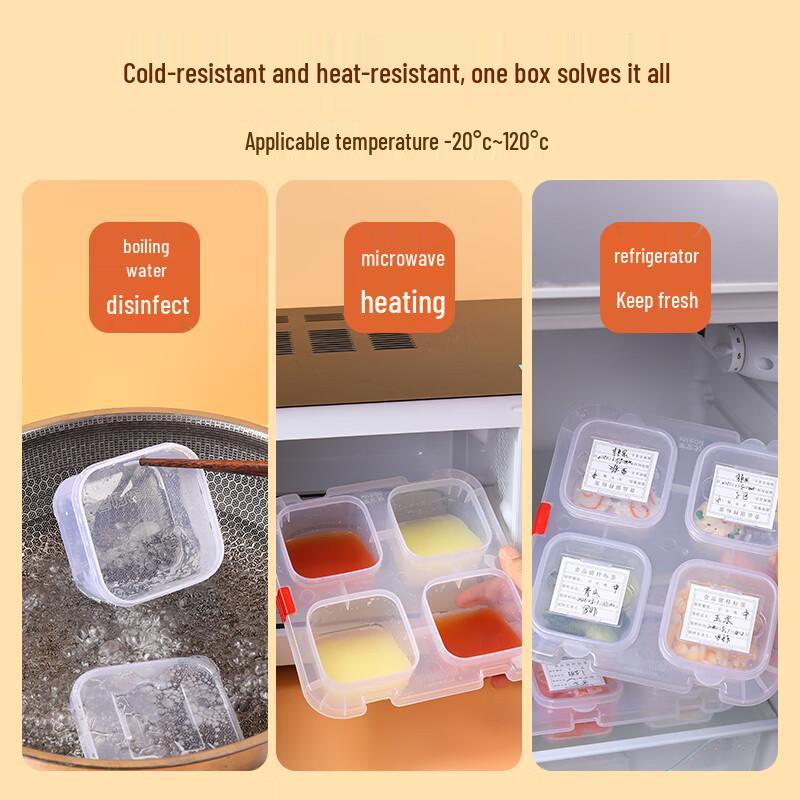 Small Plastic Food Sample and Preservation Box