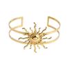 Sun Open Cuff Bangles Adjustable Bracelet Ring Set New Open Cuff Armlet  Jewelry