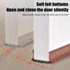 1M Door Bottom Sealing Strip Under-Door Sweep Weather Stripping Light Noise Dust Blocking Windproof Door Stopper Door Bottom Gap Filler Strip