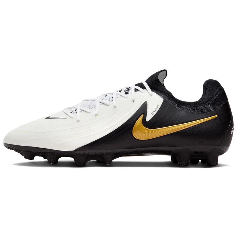 Nike Fashion HG Hard Ground Cushioning Slip Resistant Abrasion Resistant Lightweight Soccer Shoes Men's Black White FJ2555-100