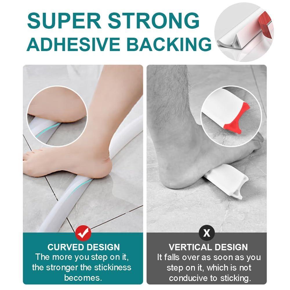 Самоклеящийся складной бортик для душа 2 м Барьер для воды в душе Прачечная