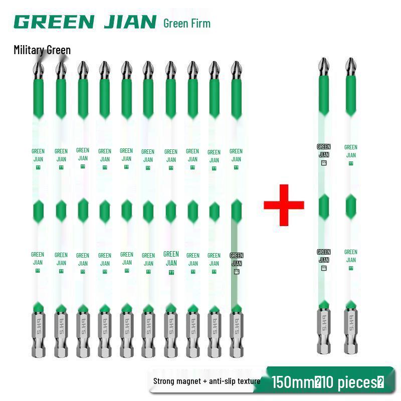 Набор магнитных электрических отверток высокой прочности с ударными удлиненными битами