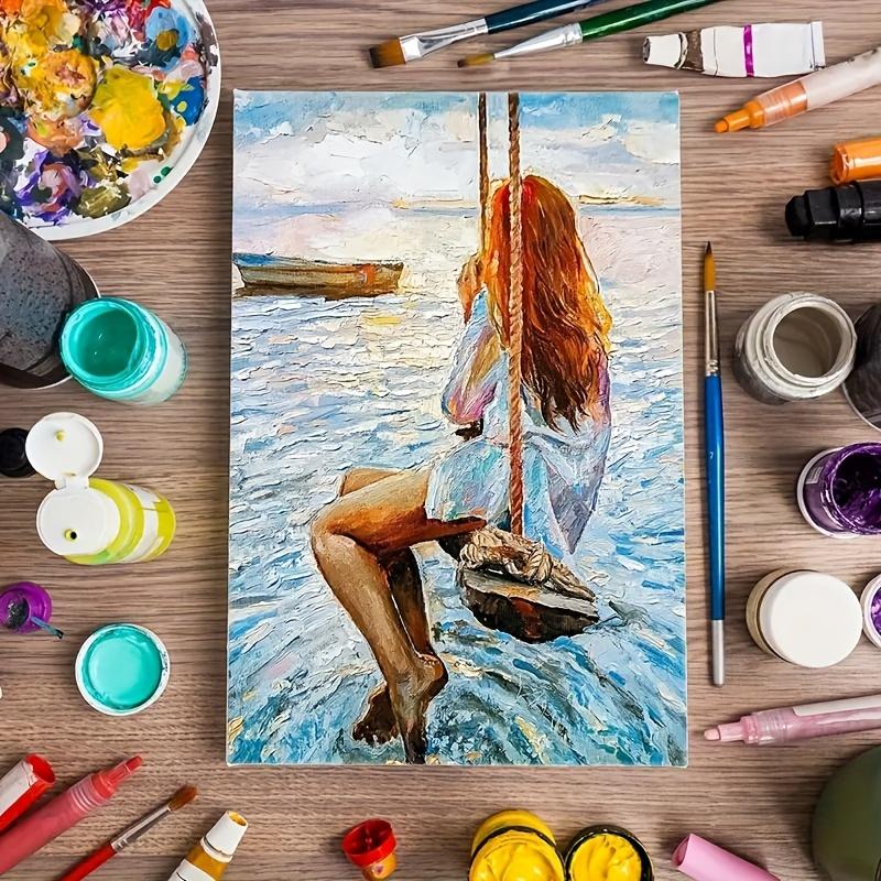 1 или 3 шт. Чистые белые натянутые хлопковые холсты оптом - Художественные материалы, разработанные для взрослых и подростков, Идеально подходят как для акрилового налива, так и для масляной живописи