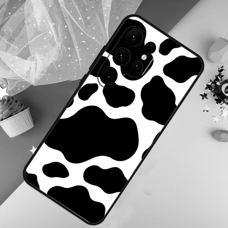 Cow Print Phone Case For Samsung Galaxy S25 FE S23 S21 S20 S22 S24 S26 Ultra S10 S26 Plus Cover Coque