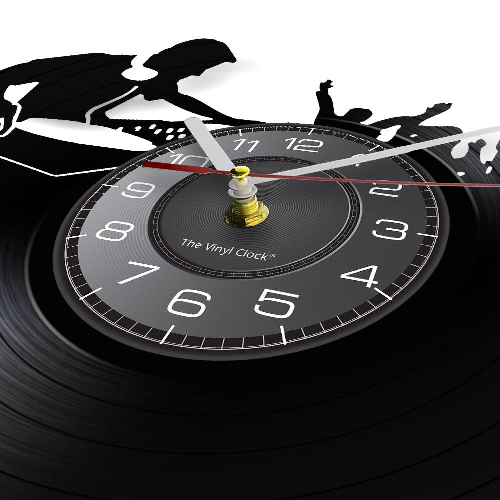 Ночной клуб, музыкальный фестиваль, диджейская будка, поворотные столы, Настенный декор для ночного клуба, настенные часы, дискотека, танцевальная вечеринка, виниловая пластинка, настенные часы