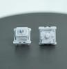 GATERON Smoothie Silver Клавиатура Линейный RGB LED 5-контактный Заводская смазка 45 гс Полный POM Переключатель клавиш для механической клавиатуры MX, (105pcs)