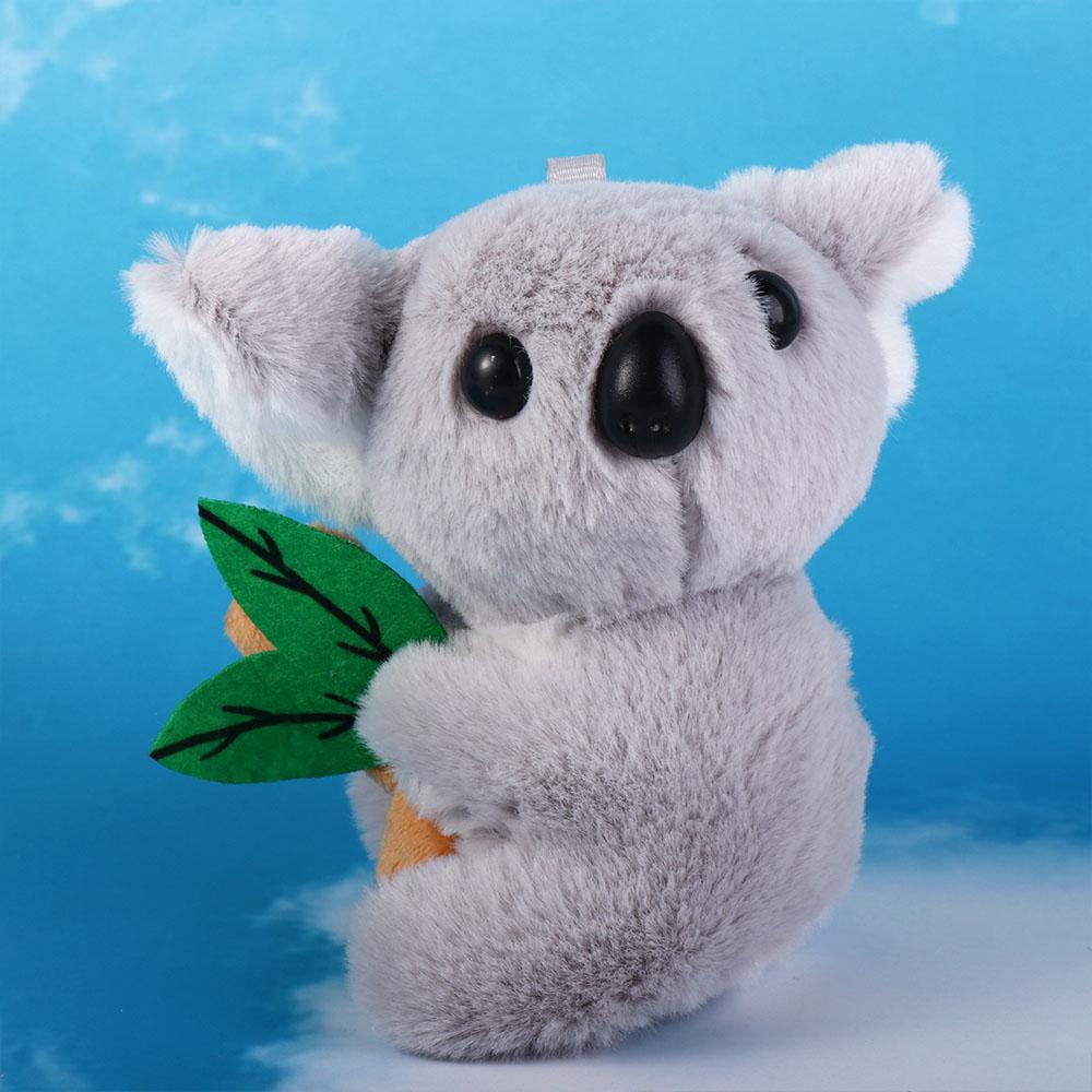Auto Animal Keychain Bag Pendants Doll Plush Toy Koala Doll Plush Koala Key Chain Plush Keyring
