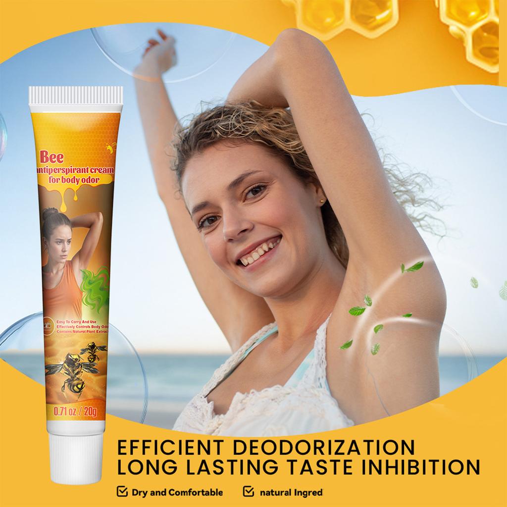 Bee Body Ointment Underarm Odor Cream Long Lasting Body 20g