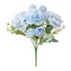 Silk Artificial Flower Carnation Rose Festival Wedding Bridal Bouquet Wreath Home vase Garden arch Decoration DIY gift Hot sale