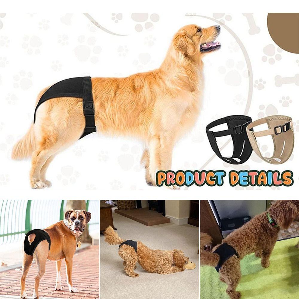 Моющиеся трусики для сук с 3 хлопковыми прокладками, гигиенические штанишки для собак, для сук в течке