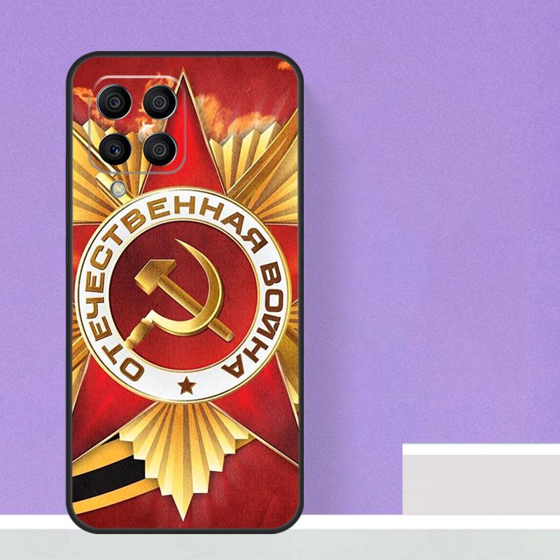 Флаг СССР Советский Союз для Samsung Galaxy M55 M15 M13 M33 M53 M20 M30s M31s M12 M32 M52 M11 M51 M14 M34 M54 чехол