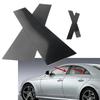 4 шт. для Mercedes CLS C219 2006-2011, стойки автомобиля, накладка на дверь, окно, декоративная панель, аксессуары, автозапчасти для экстерьера