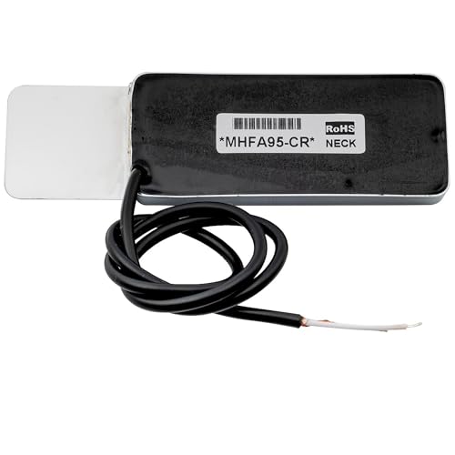 Звукосниматель Artec MHFA95 Alnico 5 Mini Humbucker, для установки сбоку, нековый, в стиле Johnny Smith, для джазовых гитар, Хром