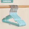 5/10/20 PCS Kids Clothes Hanger Racks Metal + PVC Plastic Candy Color Hangers Non-slip Coats Hanger Baby Clothing Organizer