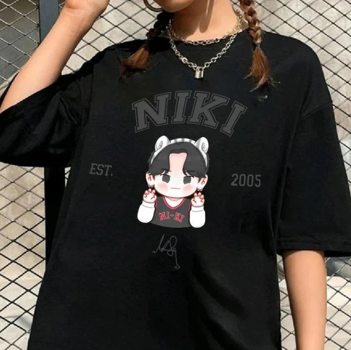 Niki Enhypen Chibi Shirt, ENGENE Gift, Cute Niki Shirt