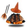 Wand Kids Halloween Costume with Hat Halloween Children's Witch Dress  Halloween Decoration