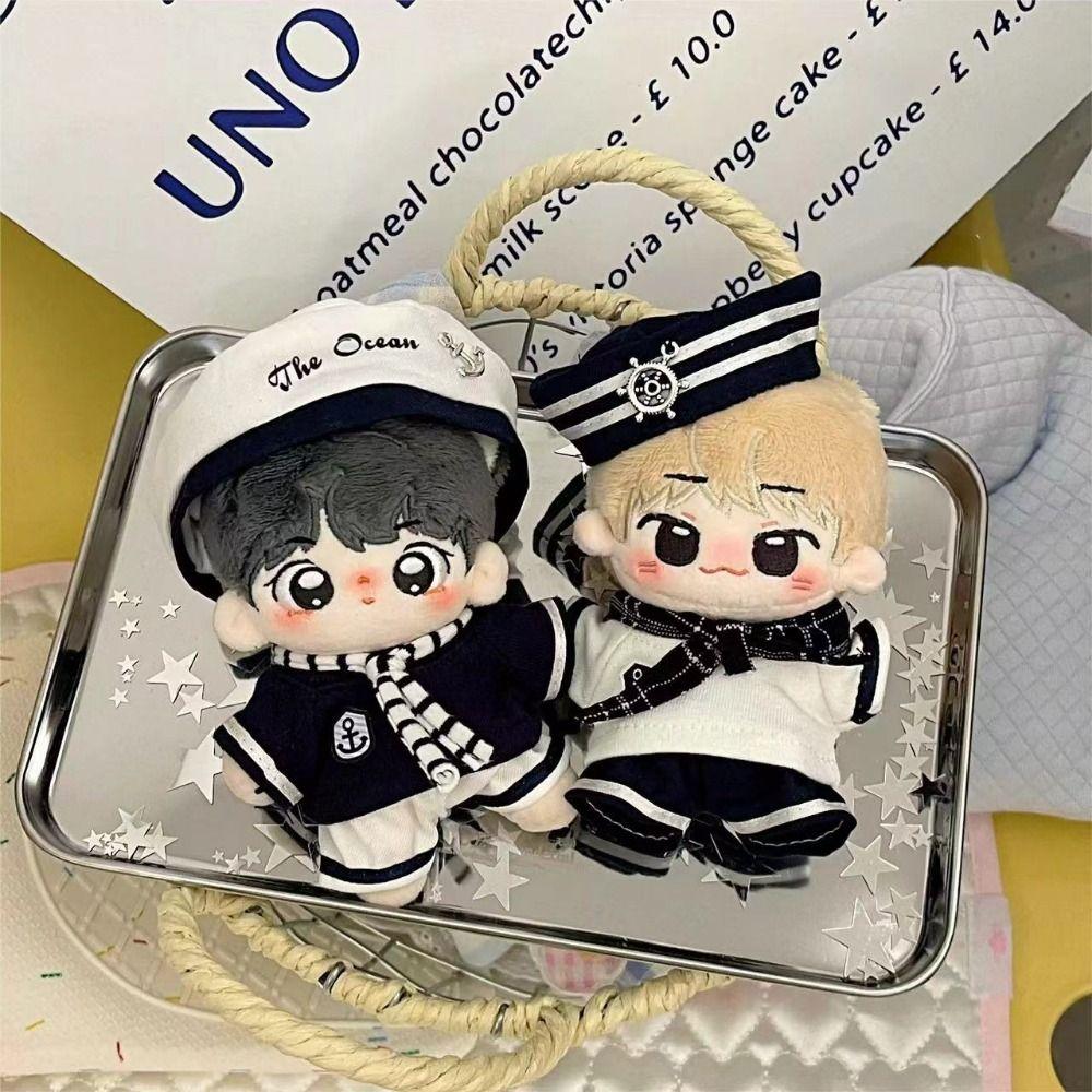 Soft Cotton Doll‘s Clothes Hat Idol Plush Doll Clothes 10CM Doll Clothes  Cotton Stuffed Doll