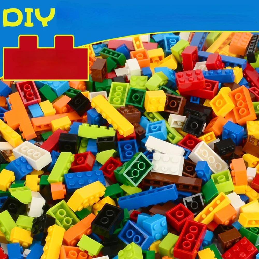 300/500/1000 Наборов Строительных Блоков для Творчества DIY Набор Городские Классические Блоки Собранные Подарок на День Рождения Детские Образовательные Игрушки